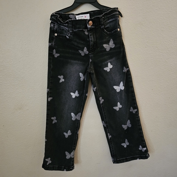 Beautees Other - Beautees Black and Gray Stylish Butterfly Jeans
